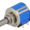 Potentiometru axial multitura 10k&Omega; 2W 5% linear 6,35mm