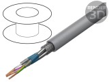 Cablu PVC gri 3x2x0,25mm2 500V cu autostingere