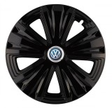 Cumpara ieftin Set 4 capace roti Glory Negru R16 pentru gama auto Volkswagen, Autohelix MSA
