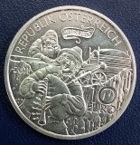 (S) MONEDA DIN ARGINT AUSTRIA - 10 EURO 2011 - IUBITUL AUGUSTIN CANTAND IN VIENA, TIRAJ 30.000 BUC