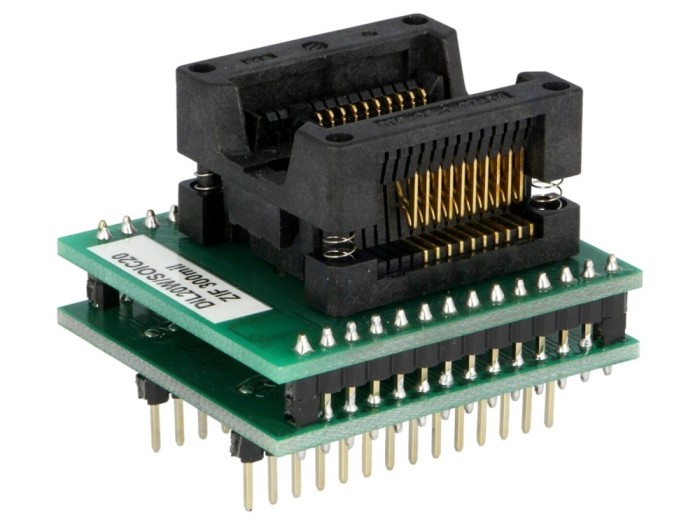 Adaptor DIL20-SO20 300mils