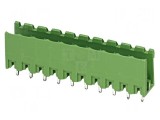 Regletă de conexiuni deconectabilă 5,08mm 10 piste drept