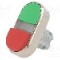 Intrerupator dublu, 22mm, seria SIRIUS ACT, IP67, SIEMENS - 3SU1051-3BB42-0AA0