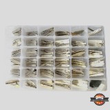 Set Profesional 175 Lame Chei Auto (Embrio), 35 Modele Diverse, cu Cutie Organizatoare inclusă, Oem