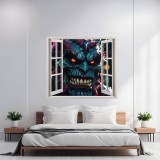 Folie imprimata color pentru decor perete locuinta, dimensiune 125 x 110cm, model: VIEW TO HAVEN 09, AVEX