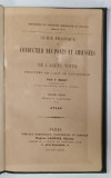 GUIDE PRATIQUE DU CONDUCTEUR DES PONTS ET CHAUSSEES ...par F. BIROT , ATLAS , EDITIE DE MIJLOC DE SECOL XIX
