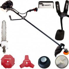 SET OFERTA: Motocoasa Yamamoto PRO, 6.7 CP, 9000 rpm, motor 2 timpi, 4 sisteme de taiere + Accesoiru Fierastrau de taiat crengi foto