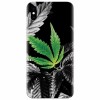 Husa silicon pentru Apple Iphone XS Max, Trippy Pot Leaf Green