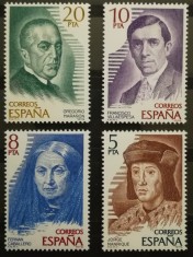 BC532, Spania 1979, serie personalitati foto