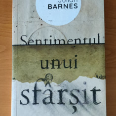 Julian Barnes - Sentimentul unui sfârșit