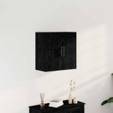 VidaXL Dulap de perete Negru Stejar 60x31x60 cm Lemn prelucrat