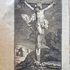 F135-I-Carte catolica veche de invatatura crestina 1827. Regescul Hals Bierde.