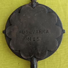 Forma din fonta pentru Wafe Husqvarna Nr 5 Suedia