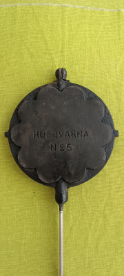 Forma din fonta pentru Wafe Husqvarna Nr 5 Suedia foto