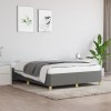 VidaXL Cadru de pat fără saltea, gri &icirc;nchis, 140x190 cm, textil 347158