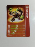 Skylanders Scorp - card