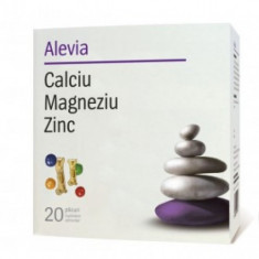 Calciu Magneziu Zinc Alevia 20dz