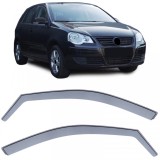 Deflector de vant, protectie &icirc;mpotriva ploii, protectie &icirc;mpotriva vantului, fum negru, potrivit pentru VW Polo 9N 01-08 cu 5 usi Performance AutoTunin