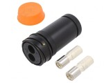 Conector Circular Mufă Mamă 2 PIN Buccaneer 9000 pe Cablu