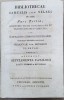 Bibliothecae Samuelis Com. Teleki de Sz&eacute;k, Pars Tertia, Scriptores rerum Hungaricarum et Transilvanicarum complexa...- Viena, 1811
