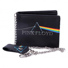 Portofel barbati cu lant Pink Floyd - Dark SIde of The Moon foto