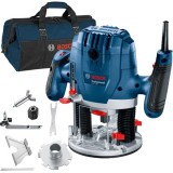 Bosch GOF 130 + 1619BZ0100 - Masina de frezat 1300 W 6 8 mm + Geanta textila