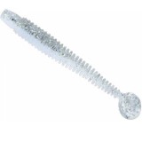 Cumpara ieftin Twister Lunker City Swimming Ribster 4&quot; Grub, 132 Ice Shad, 10cm, 10buc/blister