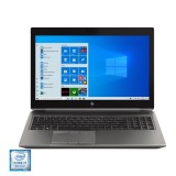 Laptop Refurbished HP ZBook 15 G5, I7-8850H, 32 GB RAM, 1 TB SSD, Windows 11 Pro, Placa Video Nvidia Quadro P1000, Webcam, Tastatura US/UK Backlight N