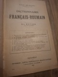 Dictionnaire Fran&ccedil;ais-Roumain (editia IV) - Const. Şăineanu