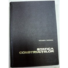STATICA CONSTRUCTIILOR,BUCURESTI 1968-ALEXANDRU A.GHEORGHIU