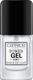 Catrice Power Gel 2in1 Base &amp; Top Coat, 10,5 ml