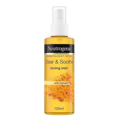 Toner spray pentru fata, Neutrogena Clear &amp;amp; Soothe, cu turmeric, 125 ml foto