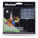 Kit Perch Trout Cu Cleste Pentru Inele + Accesorii, Mustad