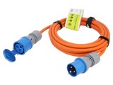 Prelungitor alimentare Goobay 3G2,5mm&sup2; 5m portocaliu 16A cod 76228