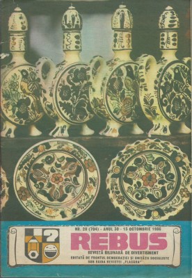 Revista Flacara Rebus nr. 20 / 15 octombrie 1986 foto