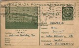 NI1143 Constantin Turcu, Iași, carte poștală către preot Constantin Bobulescu, 1953