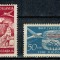 Iugoslavia 1951 - Parasutism, aviatie, serie neuzata