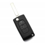 Citroen / Peugeot 307 - Carcasa tip cheie briceag 3 butoane, lama VA2-SH3, cu