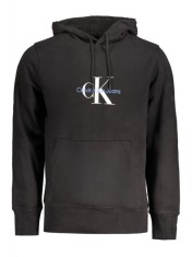 Hanorac bărbați, cu imprimeu cu logo, Regular fit, negru, M foto
