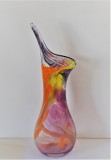 Vaza cristal suflata manual - Pastel - Flavio Poli, Murano