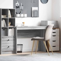 Birou de Calculator Gri Sonoma MDF 100 x 40 x 76 cm Simplu