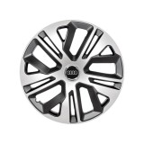 Set 4 Capace Roti 15 inchi (R15) Raven Gri-Negru, Compatibile Cu Audi, Autohelix MSA
