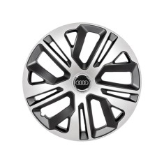 Set 4 Capace Roti 15 inchi (R15) Raven Gri-Negru, Compatibile Cu Audi