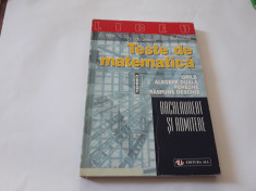 C. Nita D. Savulescu C. Chites - Teste de matematica - bacalaureat si admitere foto