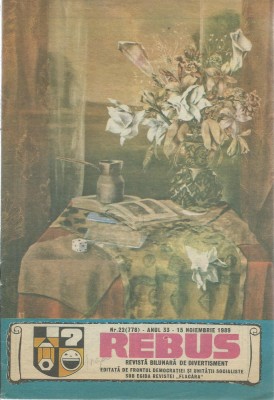 Revista Flacara Rebus nr. 22 / 15 noiembrie 1989 foto