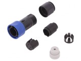 Conector Circular Mufă Tată 4 PIN Fără Contacte Pe Cablu