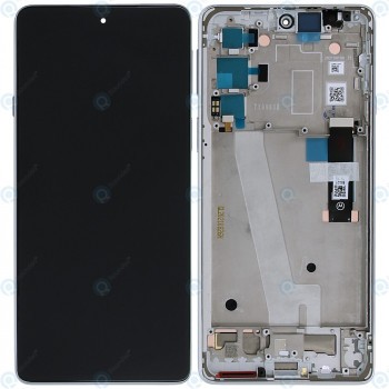 Motorola Edge 20 (XT2143) Unitate de afișare completă alb matat 5D68C19194 foto