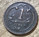 MNDSTR AUT3 Austroungharia 1 heller 1909
