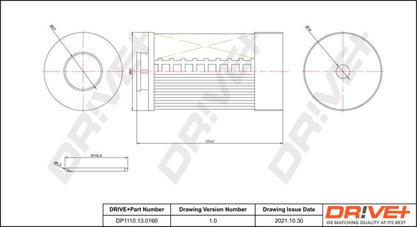 Dr!ve+ DP1110.13.0160 filtru combustibil