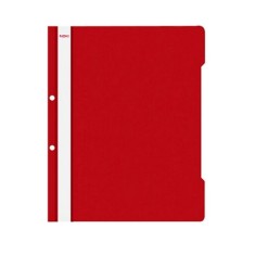 Dosar A4 din plastic cu sina si perforatii 50/set Noki Dosar A4 cu sina si perforatii 50/set Noki rosu